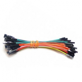 1 Pin Dual-female Jumper Wire--100mm 50pcs Pack