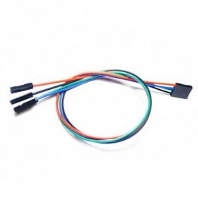 4 Pin to 4 Separated Pins Female Jumper Wire--300mm
